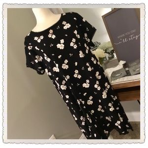Torrid Black Floral Dress